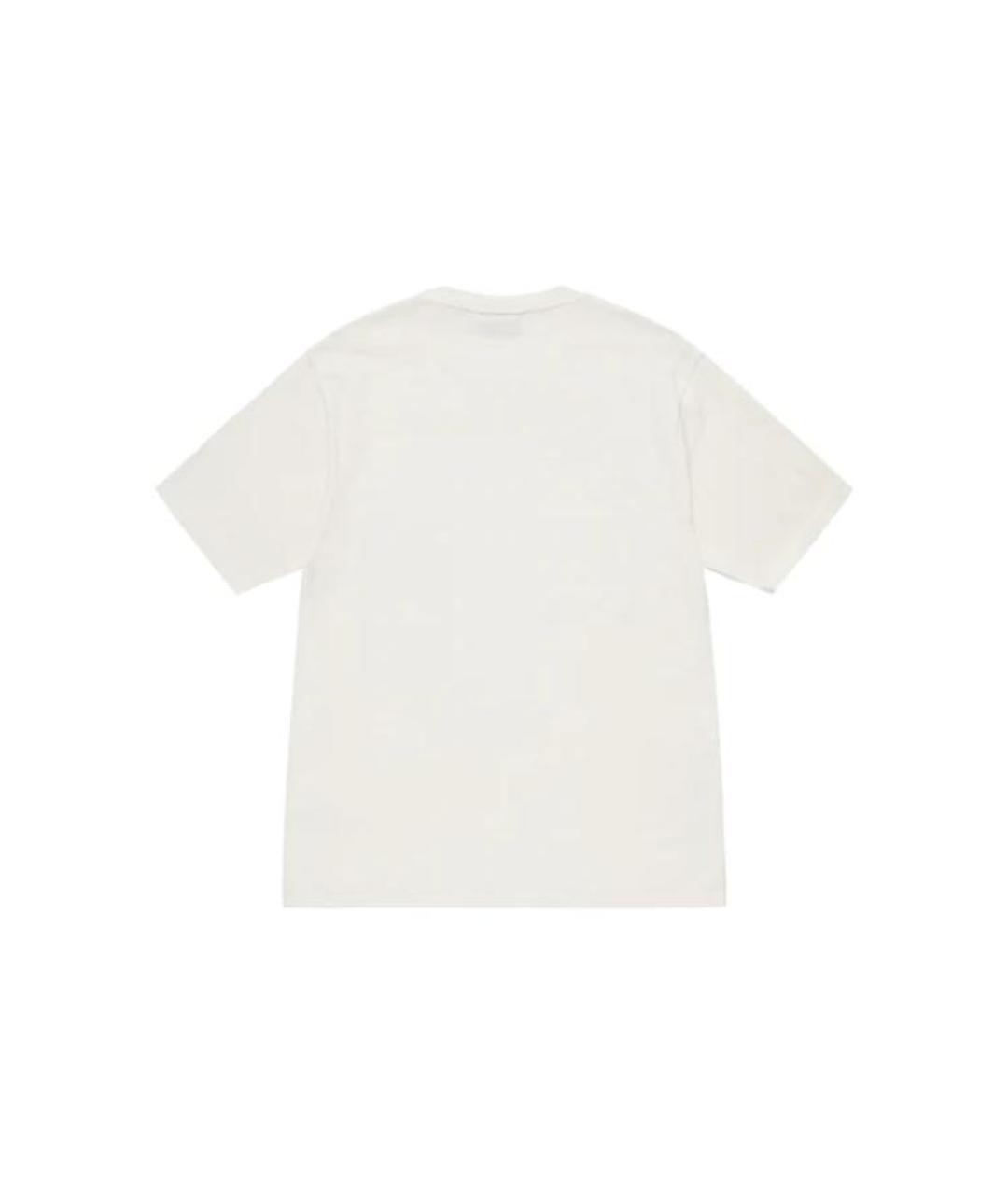 STUSSY Белая хлопковая футболка, фото 2
