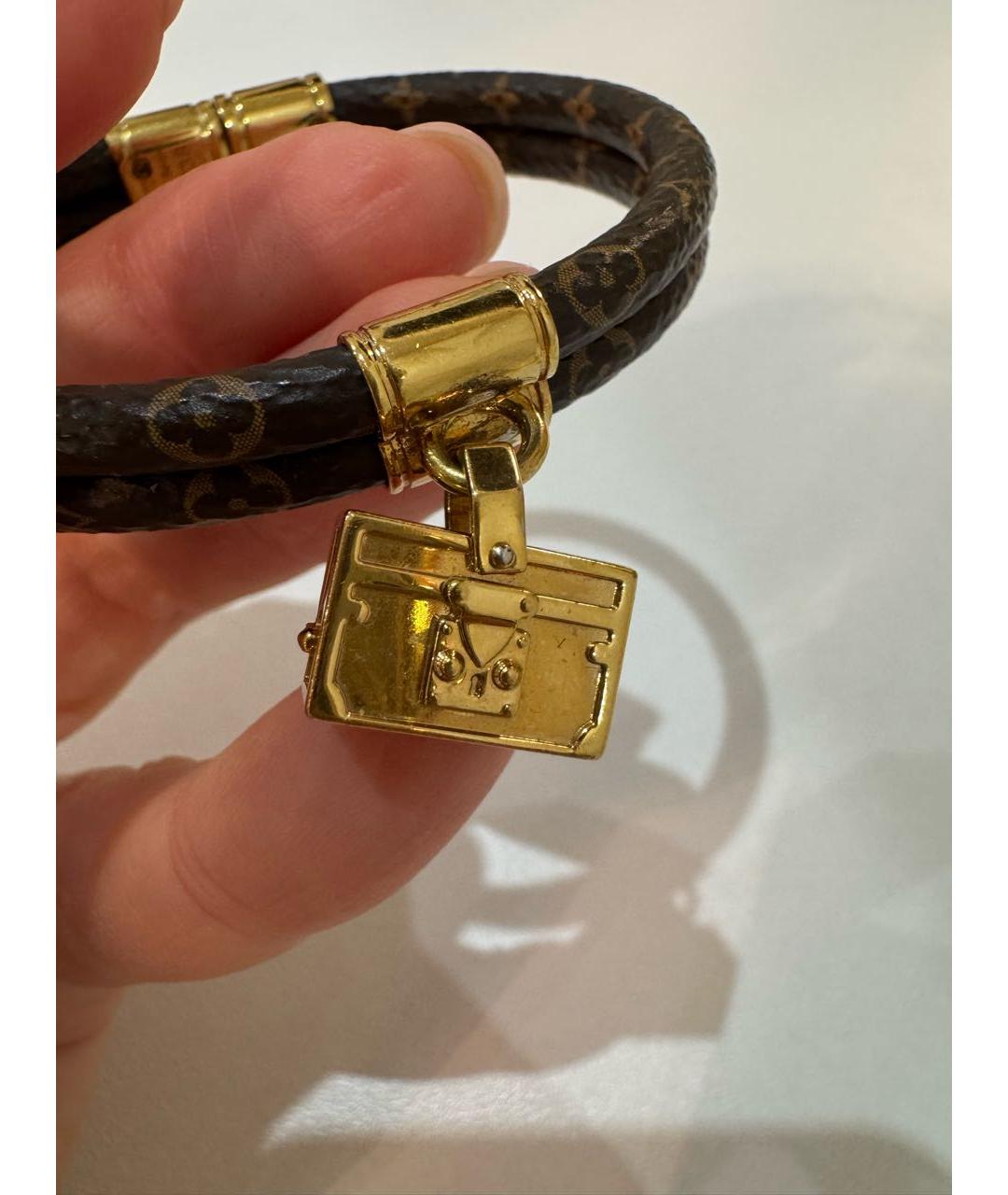 LOUIS VUITTON Коричневый браслет, фото 6