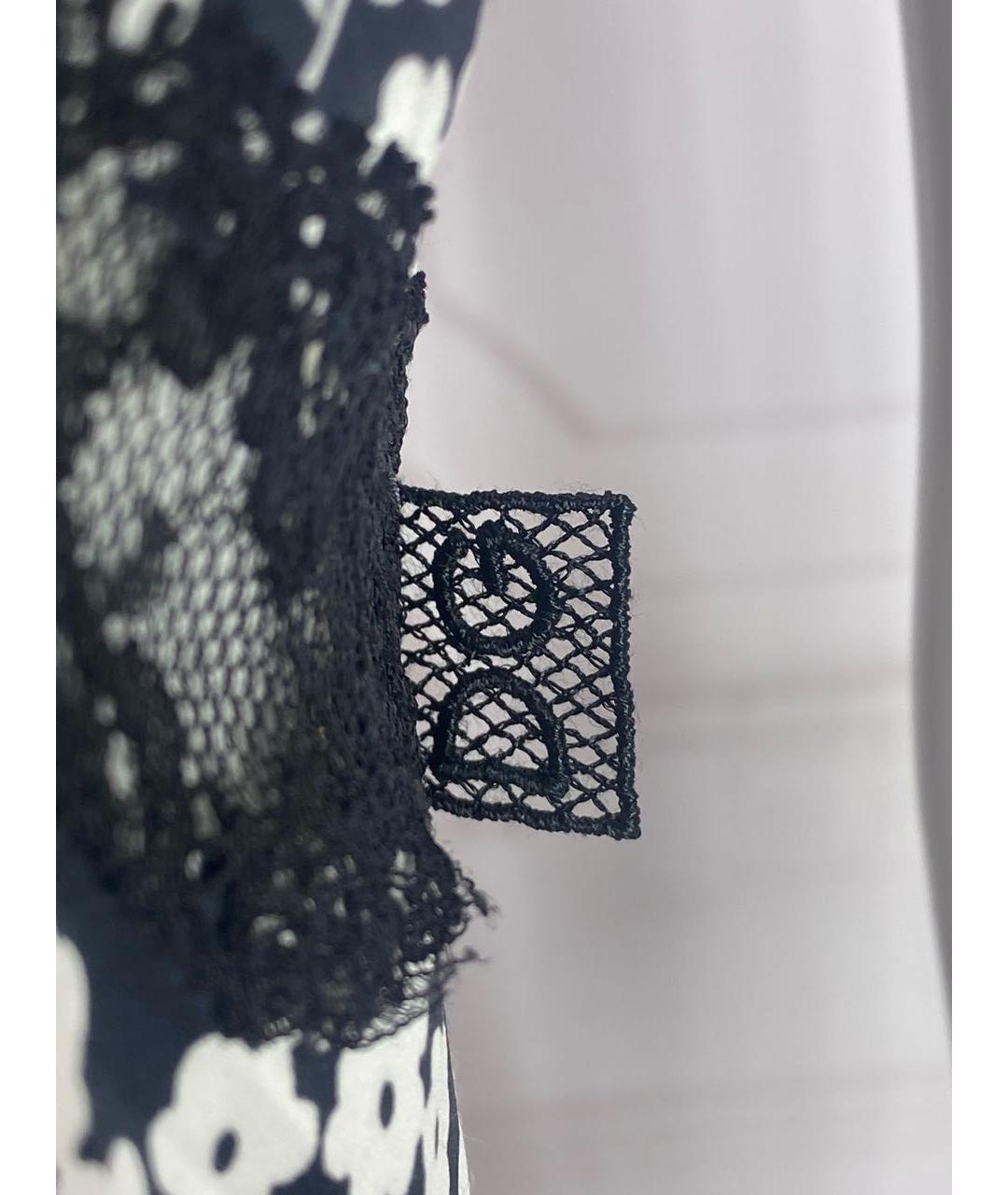 DOLCE&GABBANA Черная полиэстеровая майка, фото 4