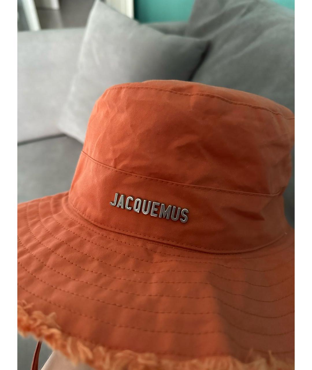 JACQUEMUS Оранжевая панама, фото 2