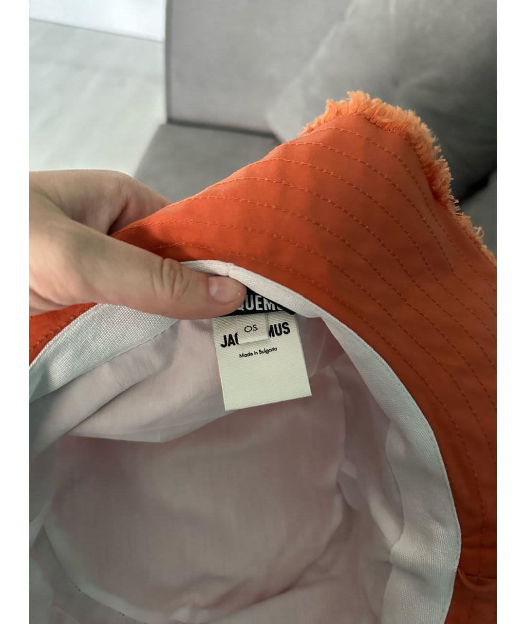 JACQUEMUS Оранжевая панама, фото 4