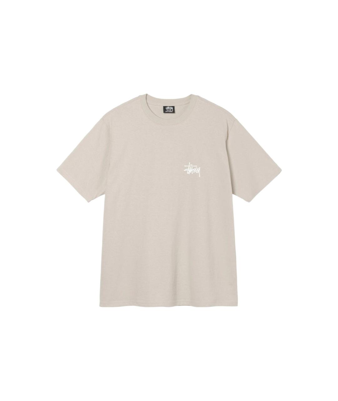 STUSSY Коричневая футболка, фото 1