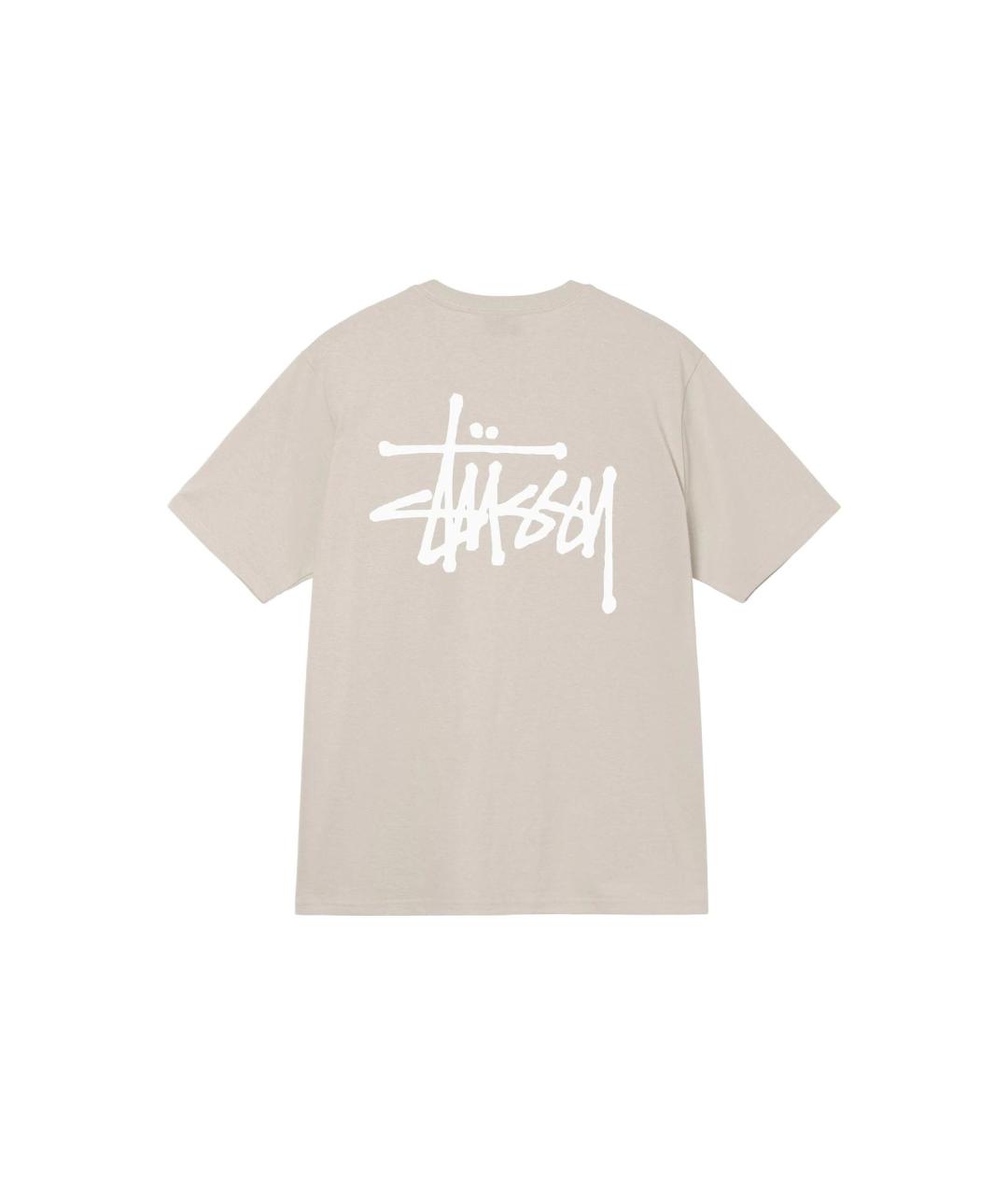 STUSSY Коричневая футболка, фото 2