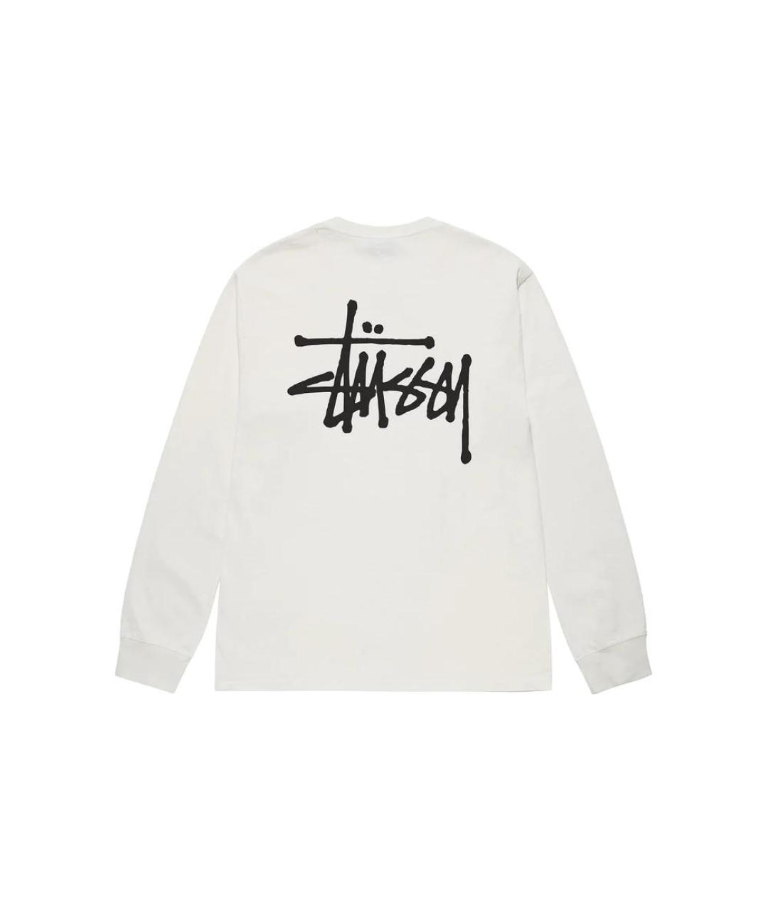 STUSSY Белая футболка, фото 2