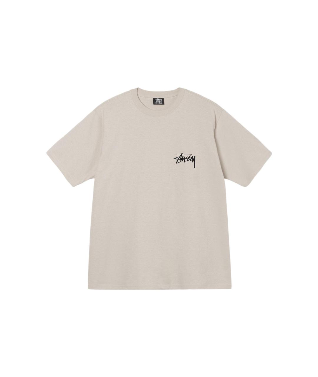 STUSSY Хаки футболка, фото 1