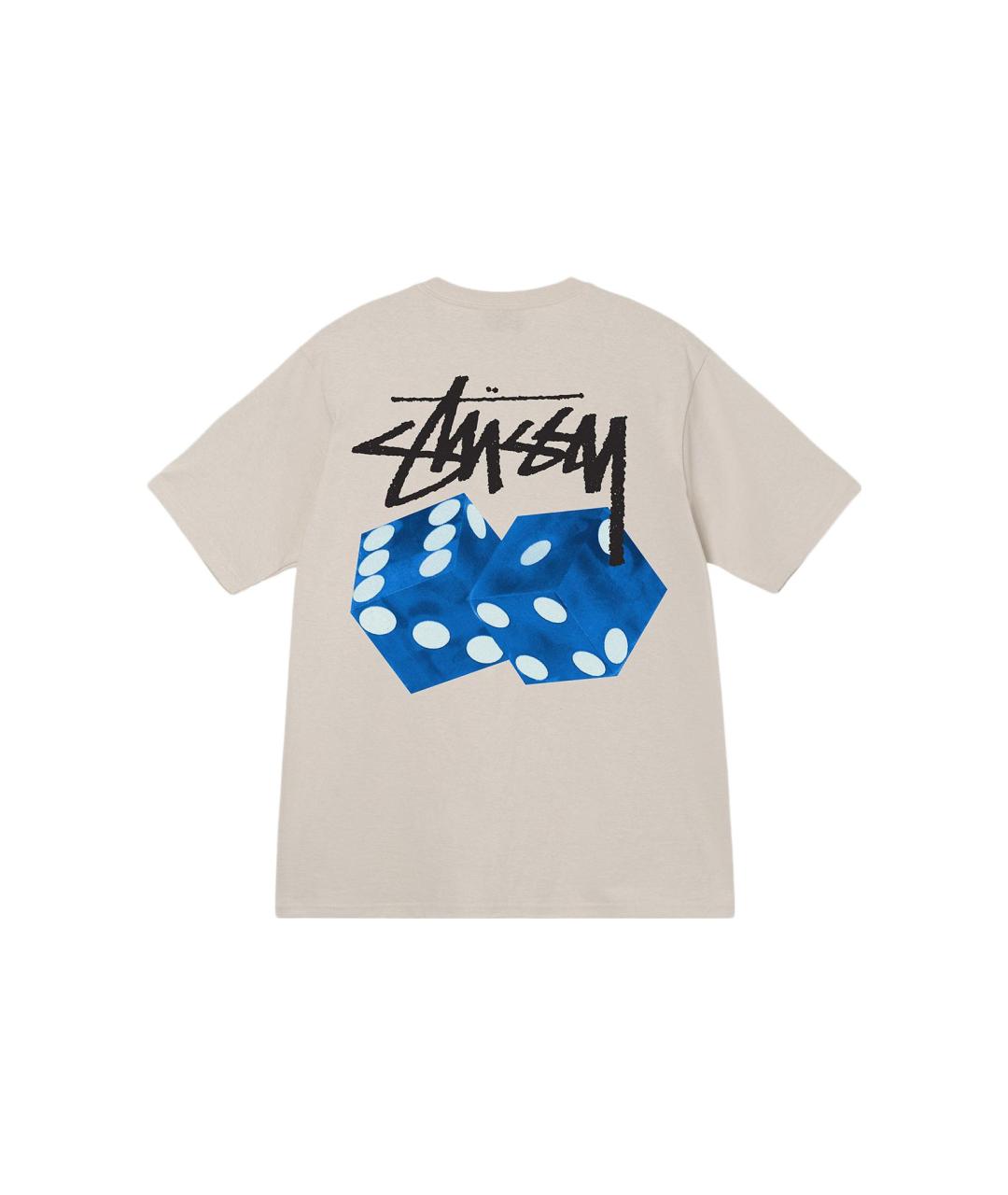 STUSSY Хаки футболка, фото 2
