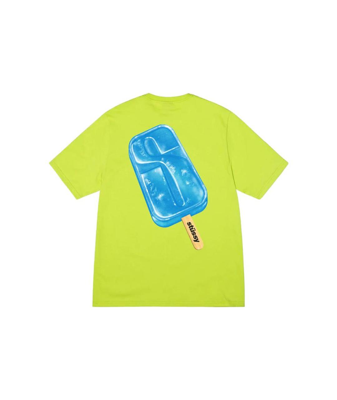 STUSSY Зеленая хлопковая футболка, фото 2