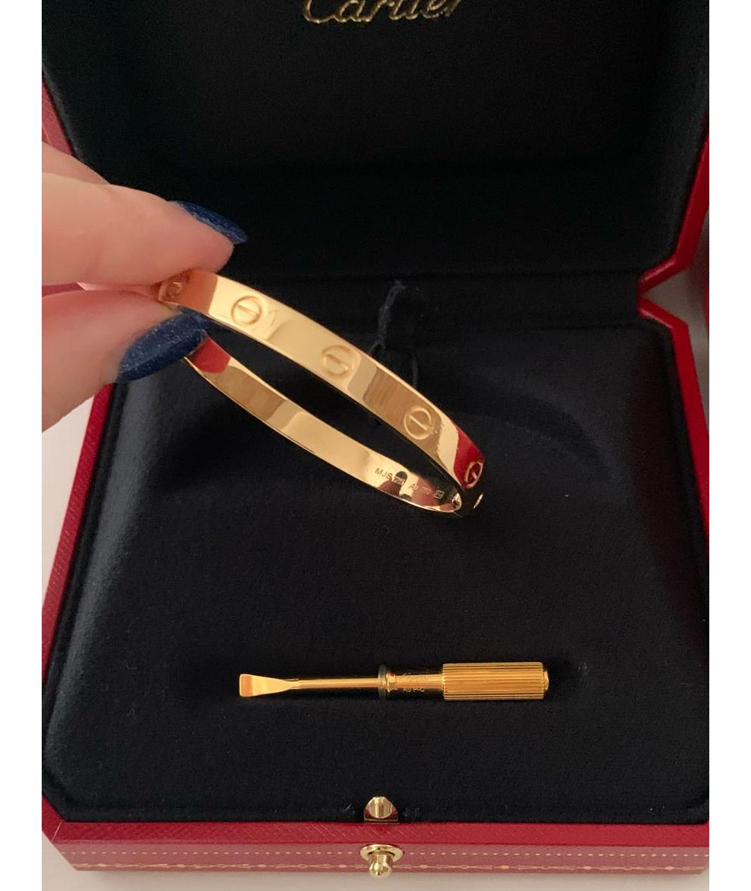 CARTIER Золотой браслет из желтого золота, фото 5