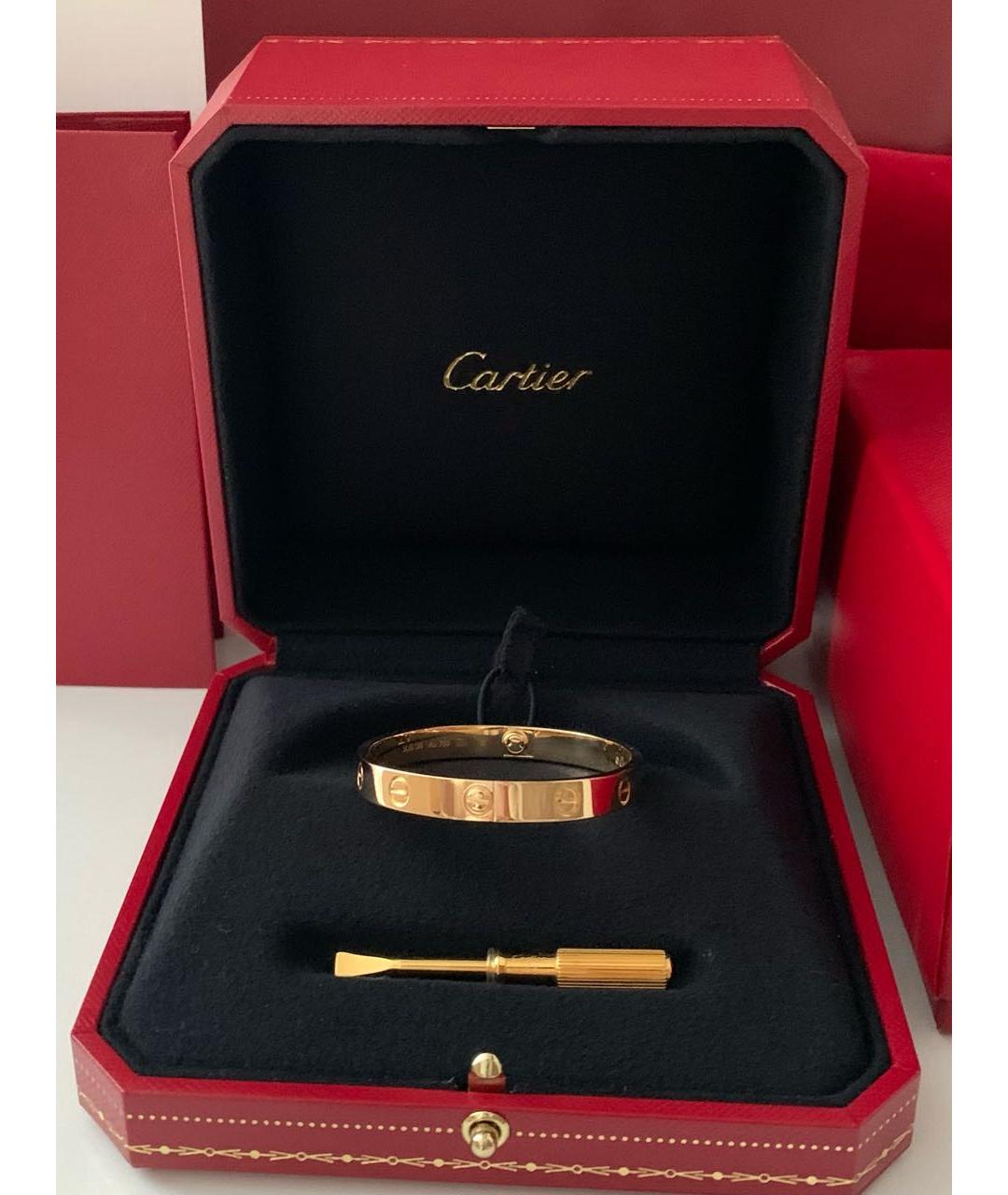 CARTIER Золотой браслет из желтого золота, фото 4