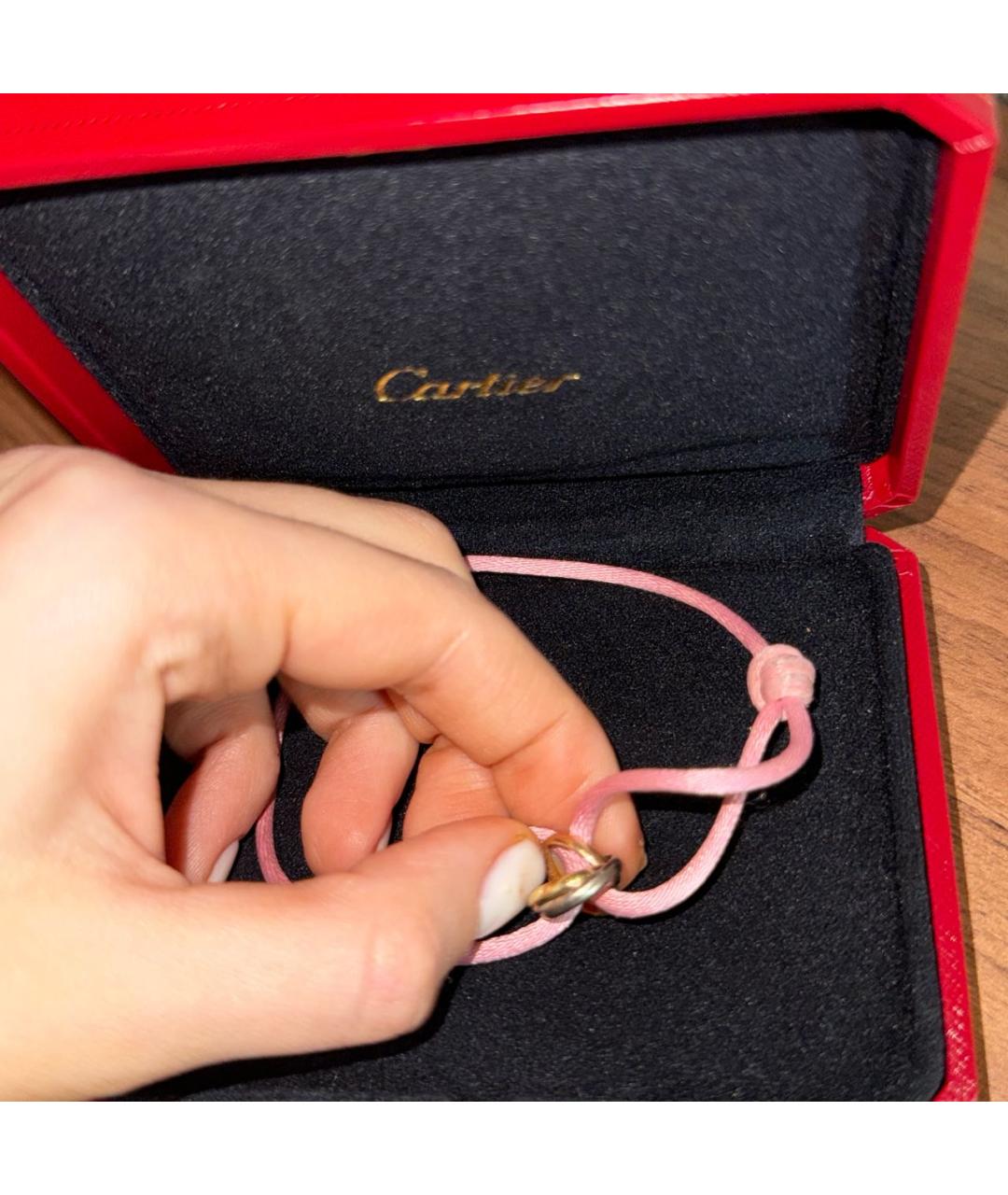 CARTIER Розовый браслет из желтого золота, фото 4