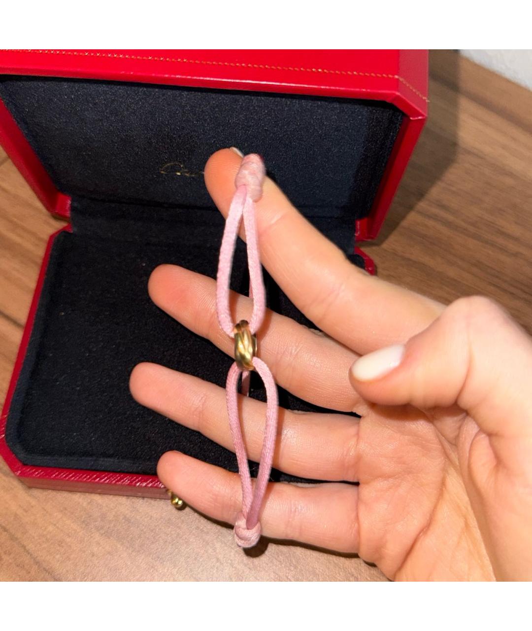 CARTIER Розовый браслет из желтого золота, фото 3