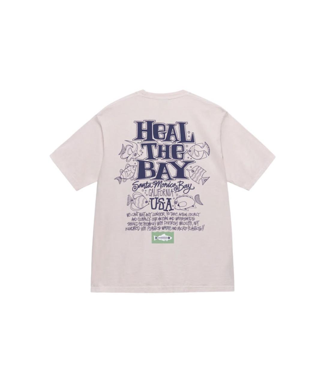 STUSSY Розовая футболка, фото 2