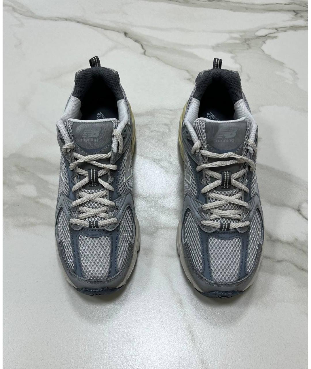 NEW BALANCE Серые низкие кроссовки / кеды, фото 2