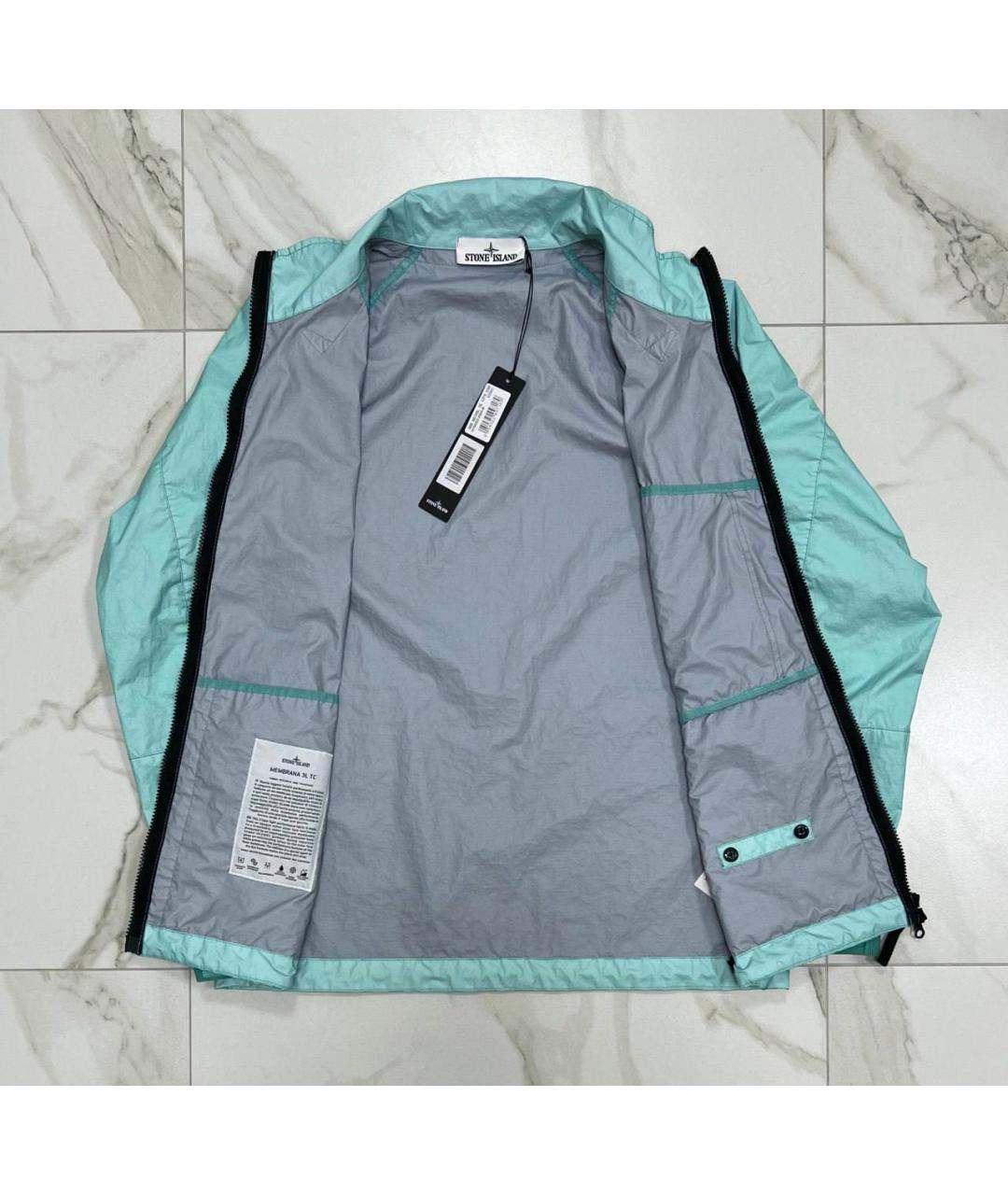 STONE ISLAND Бирюзовая куртка, фото 5