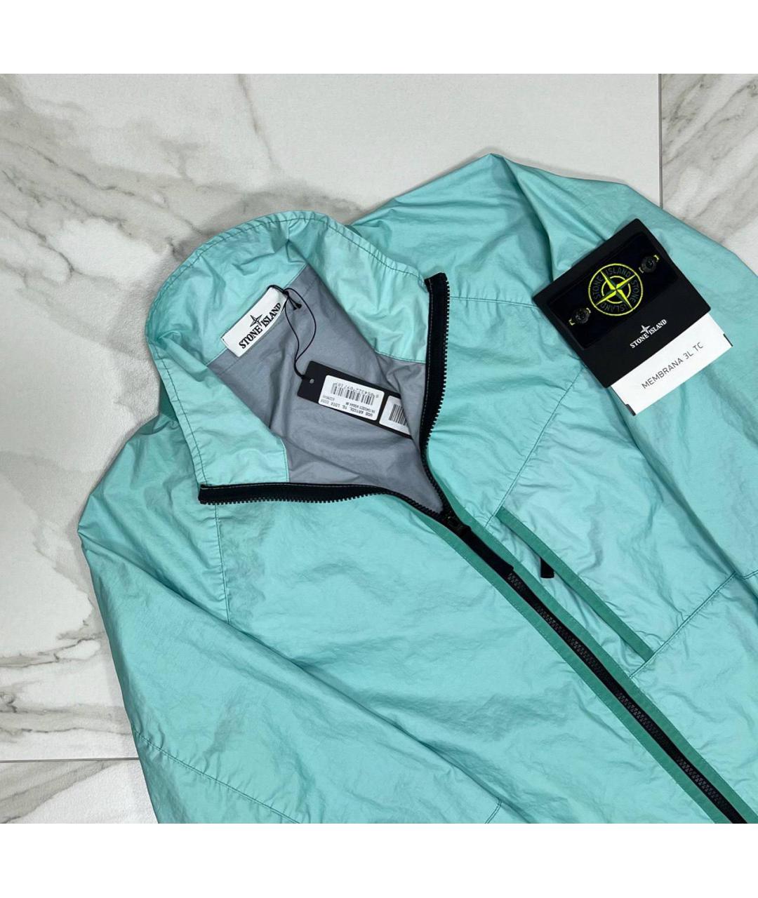 STONE ISLAND Бирюзовая куртка, фото 2