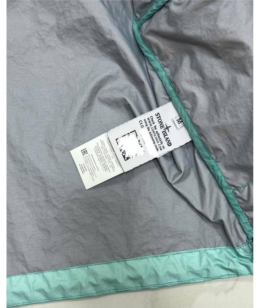 STONE ISLAND Бирюзовая куртка, фото 7