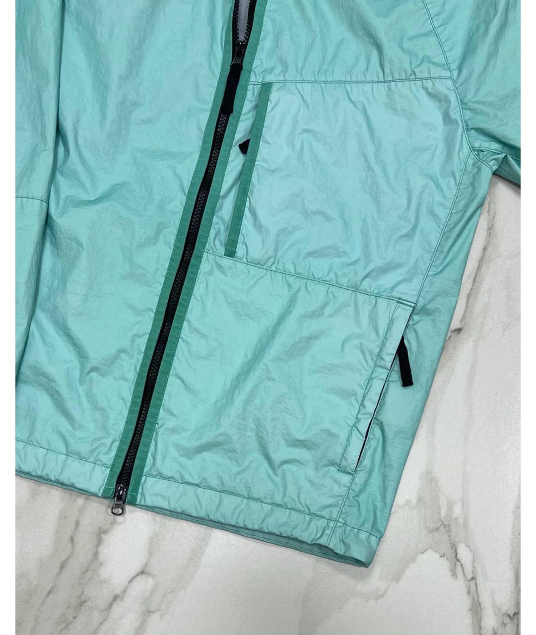 STONE ISLAND Бирюзовая куртка, фото 4