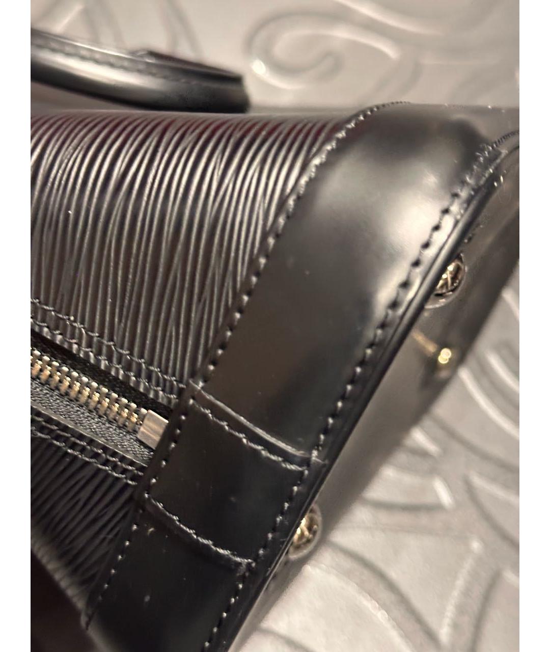 LOUIS VUITTON Черная сумка с короткими ручками, фото 4
