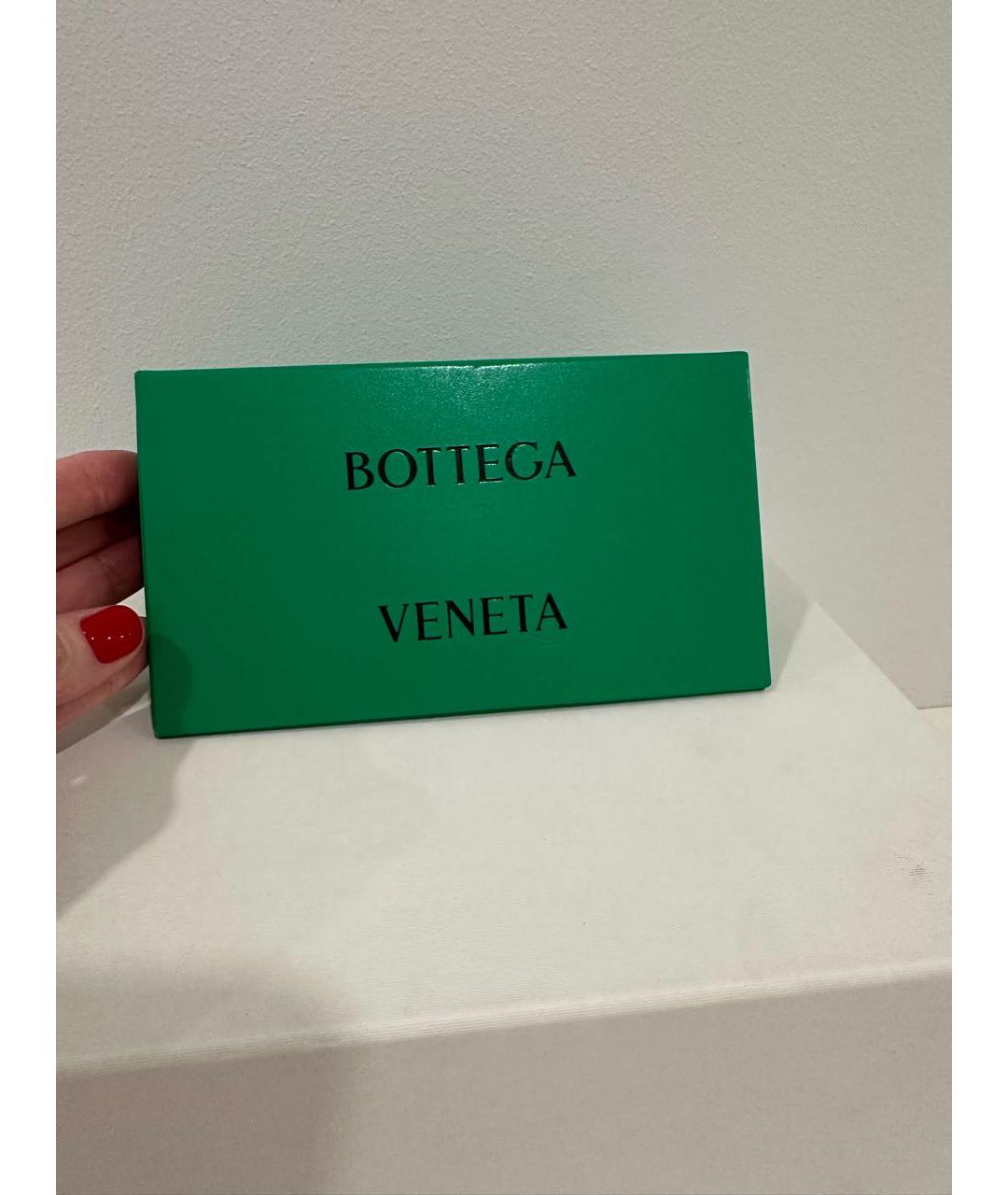 BOTTEGA VENETA Белые пластиковые солнцезащитные очки, фото 9