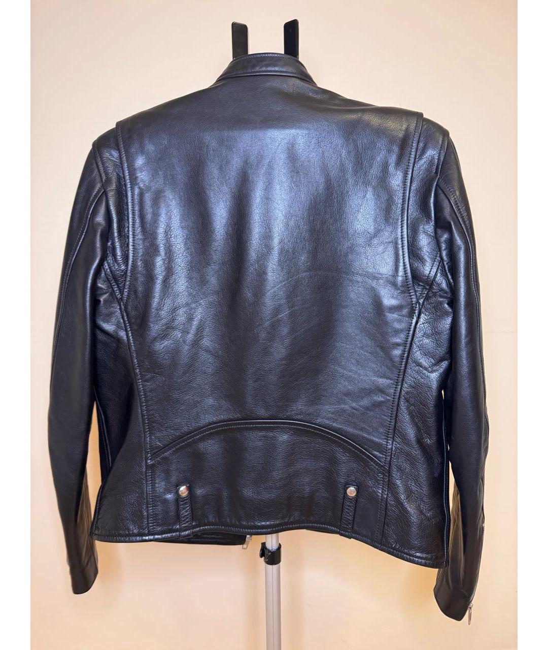 THE KOOPLES Черная кожаная куртка, фото 2