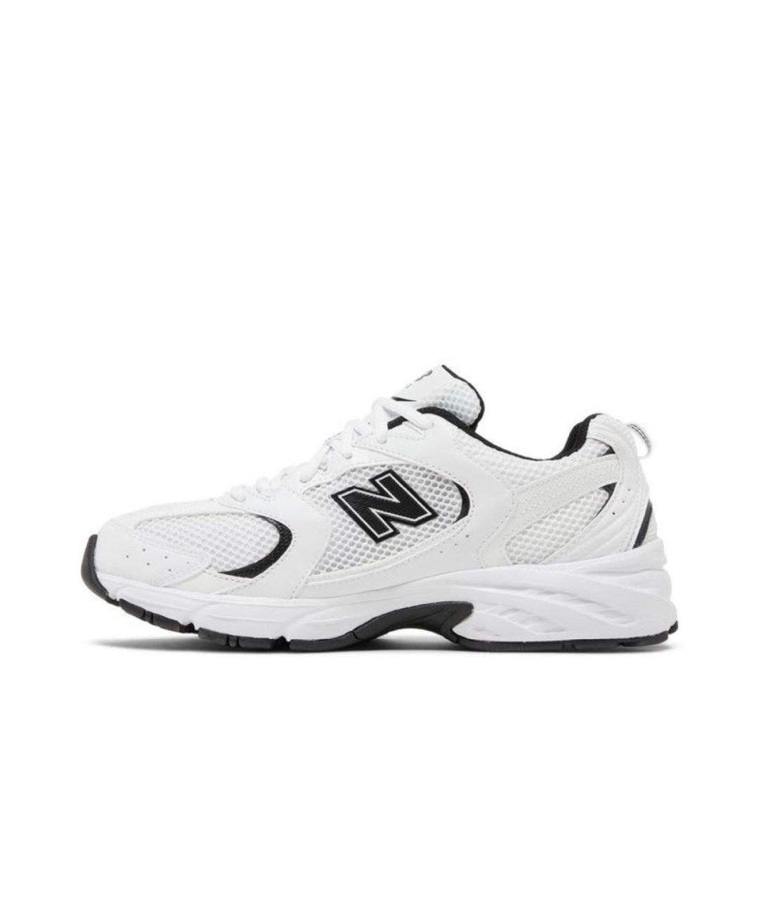 NEW BALANCE Белые текстильные низкие кроссовки / кеды, фото 3