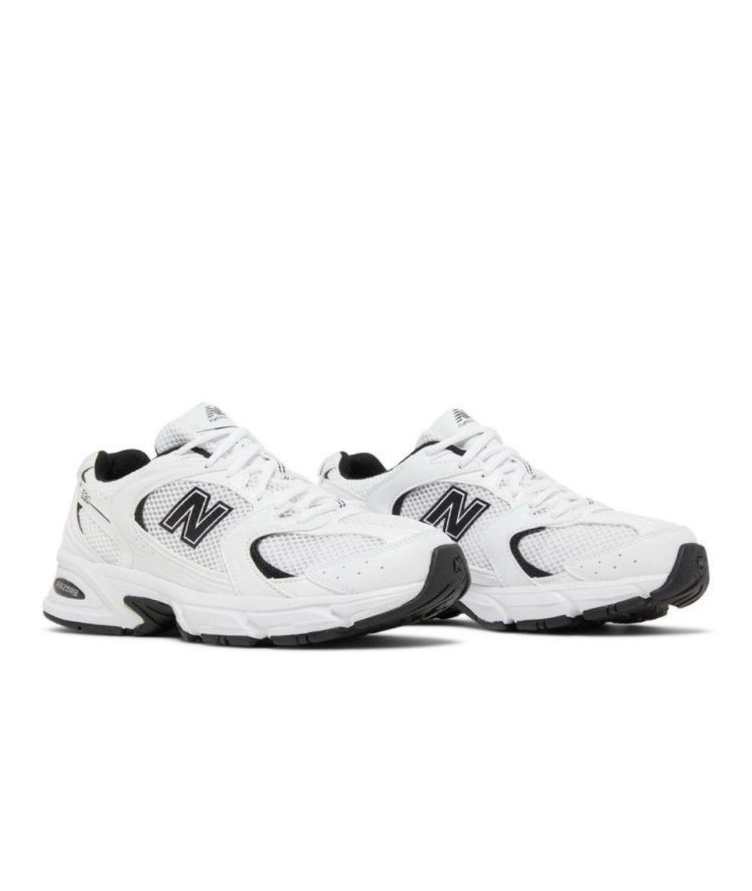 NEW BALANCE Белые текстильные низкие кроссовки / кеды, фото 4