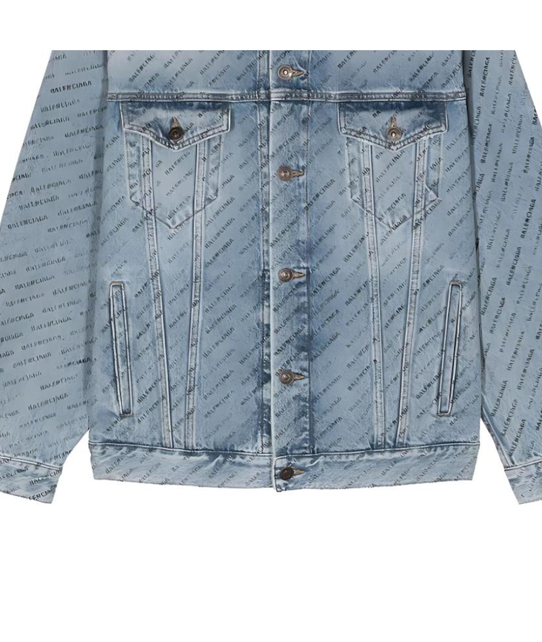 BALENCIAGA Синяя куртка, фото 6