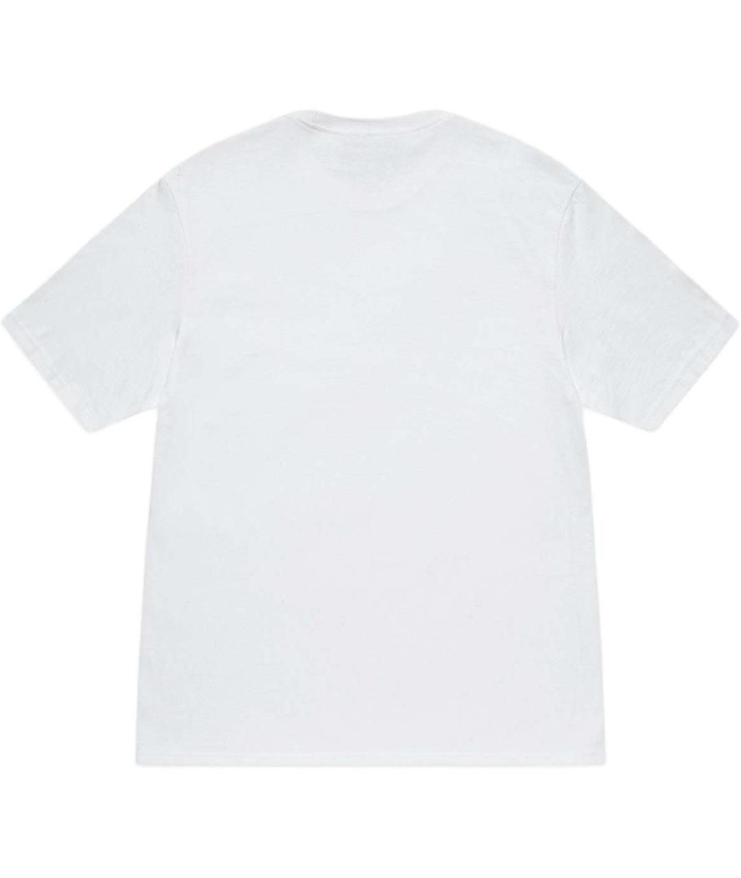STUSSY Белая хлопковая футболка, фото 2