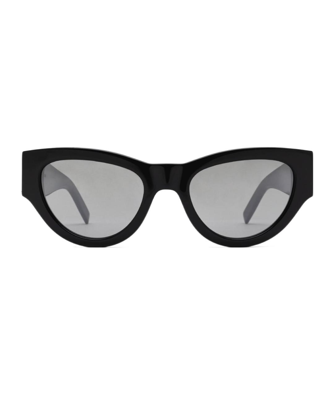 SAINT LAURENT Черные пластиковые солнцезащитные очки, фото 3