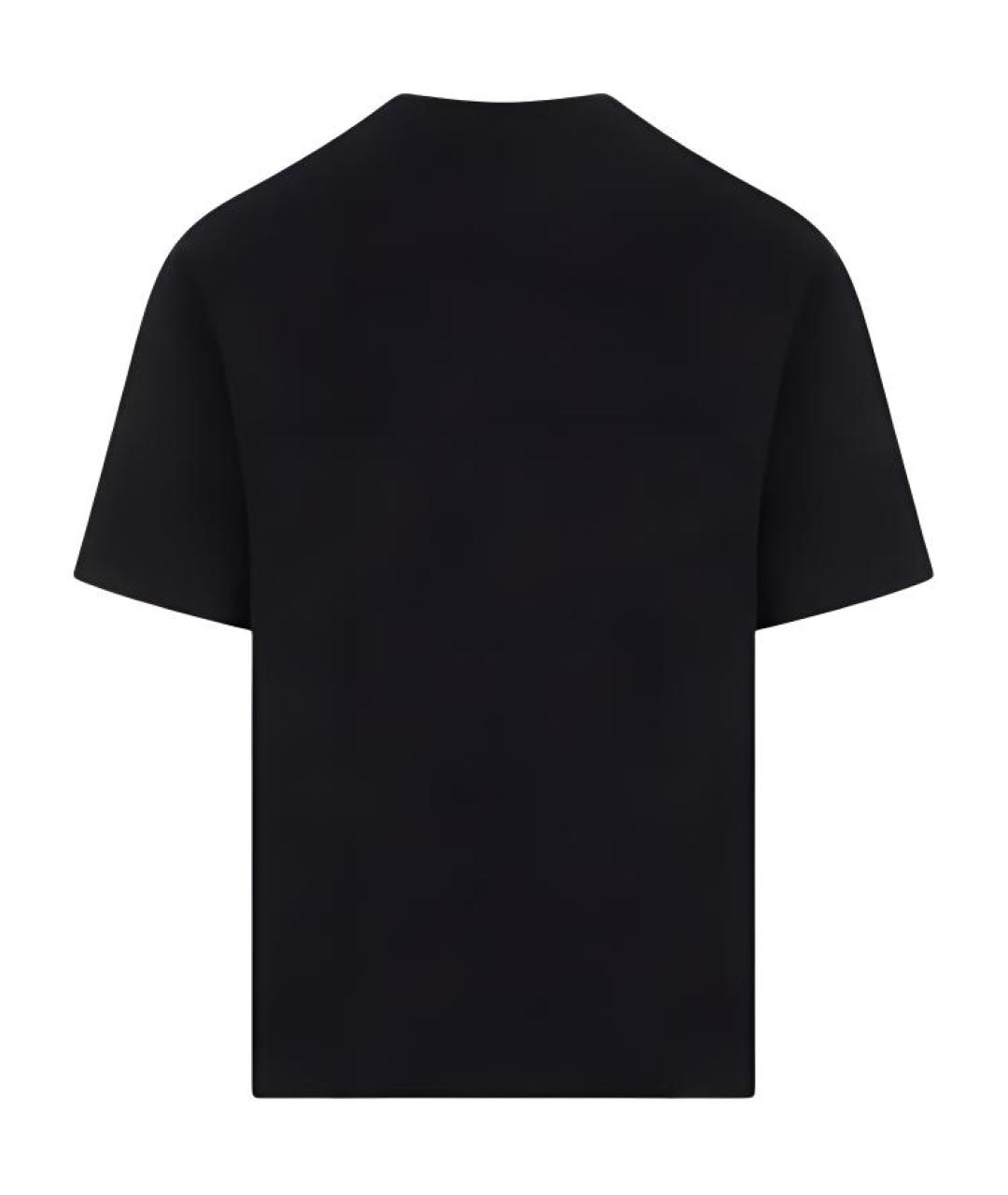 ACNE STUDIOS Черная хлопковая футболка, фото 2