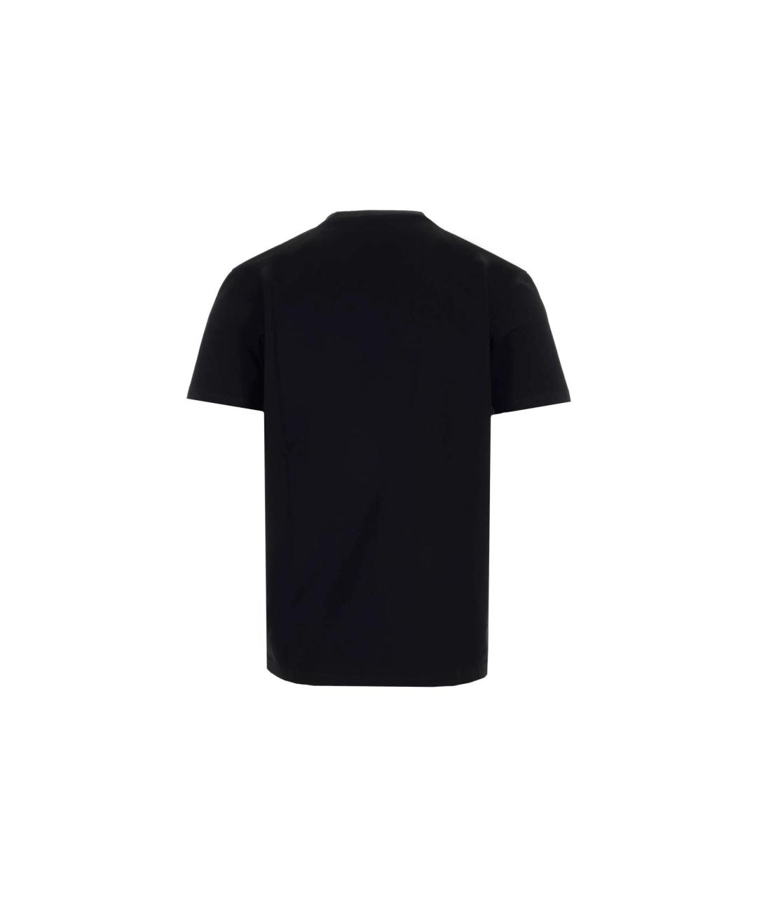 ACNE STUDIOS Черная хлопковая футболка, фото 2