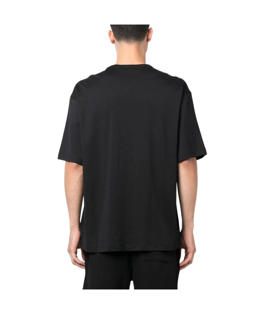 ACNE STUDIOS Черная хлопковая футболка, фото 5