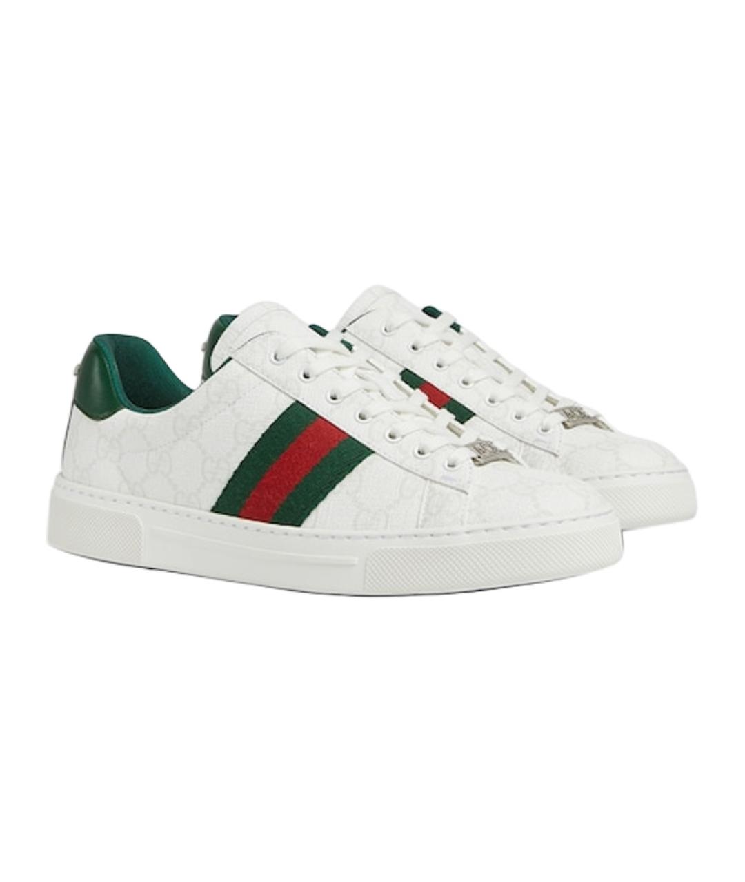 GUCCI Белые кеды, фото 3