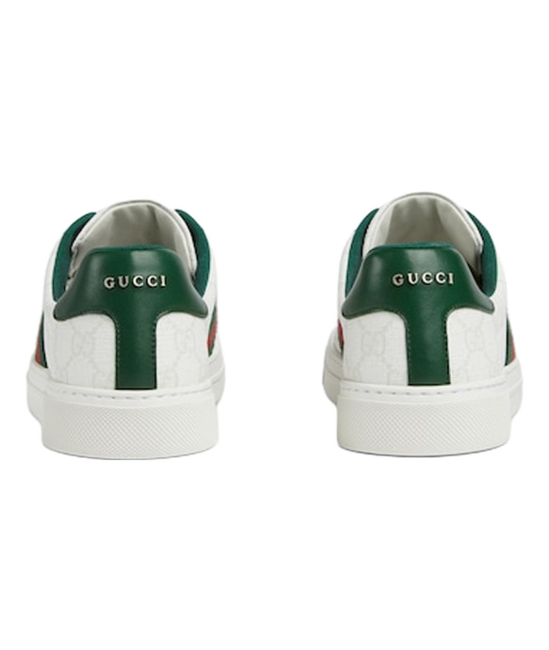 GUCCI Белые кеды, фото 5
