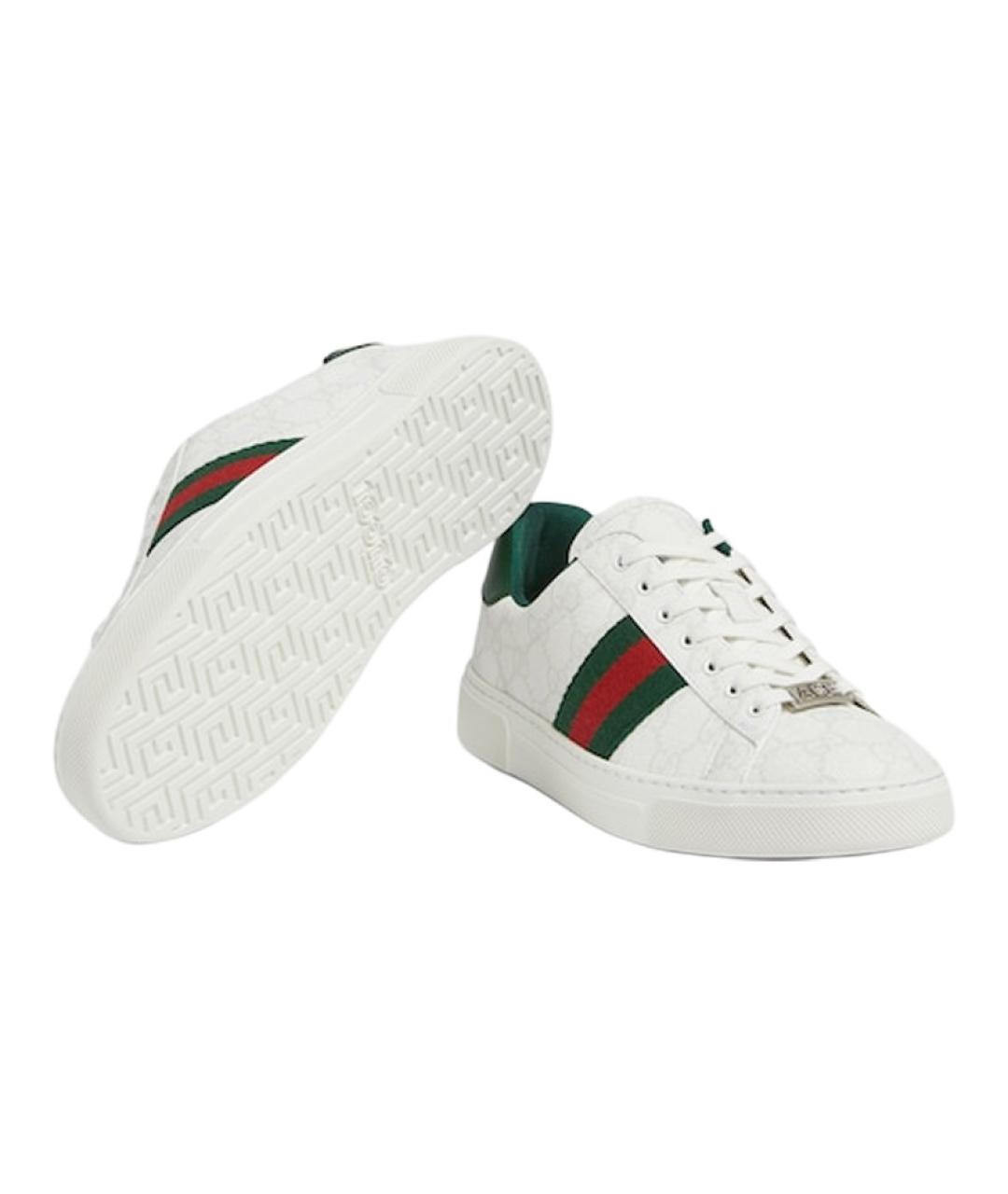 GUCCI Белые кеды, фото 6