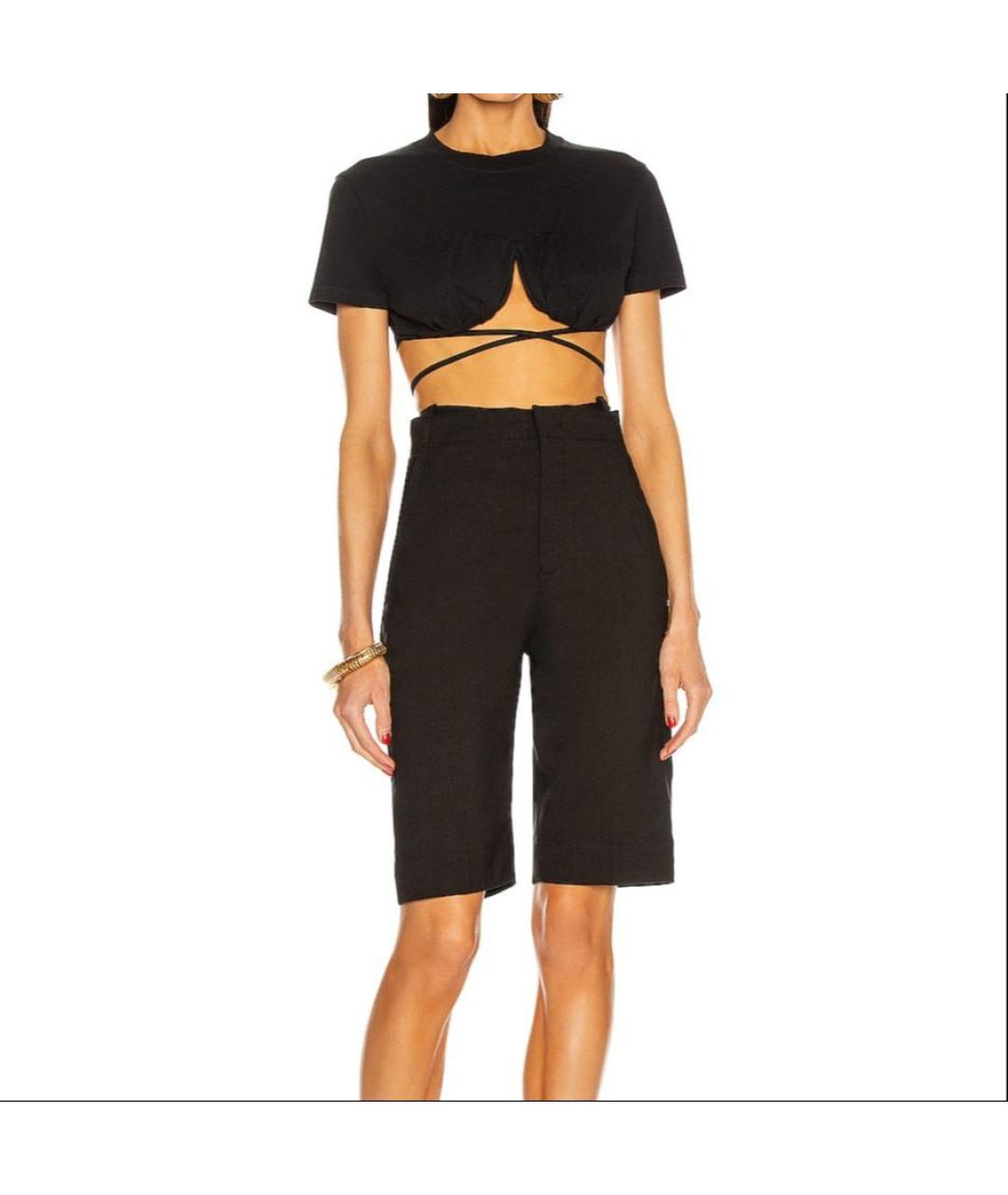 JACQUEMUS Черная футболка, фото 2