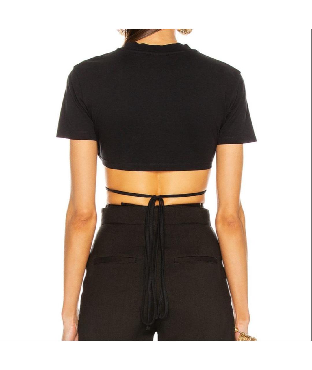 JACQUEMUS Черная футболка, фото 3