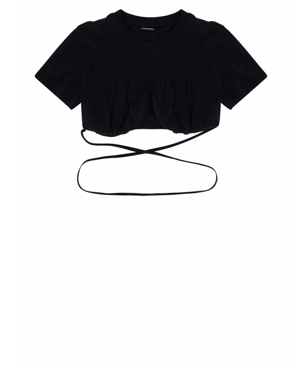 JACQUEMUS Черная футболка, фото 1