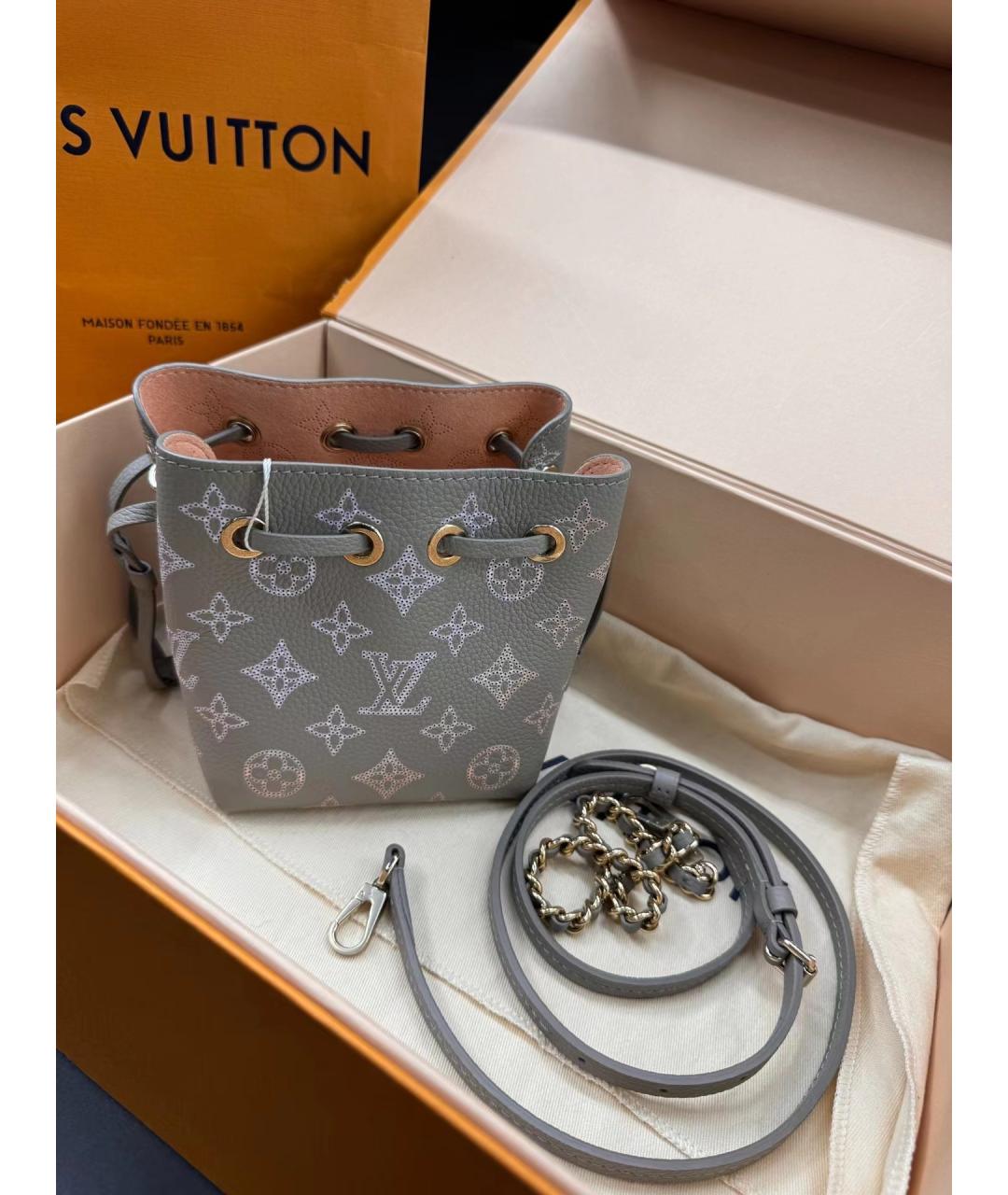 LOUIS VUITTON Серая сумка через плечо, фото 2