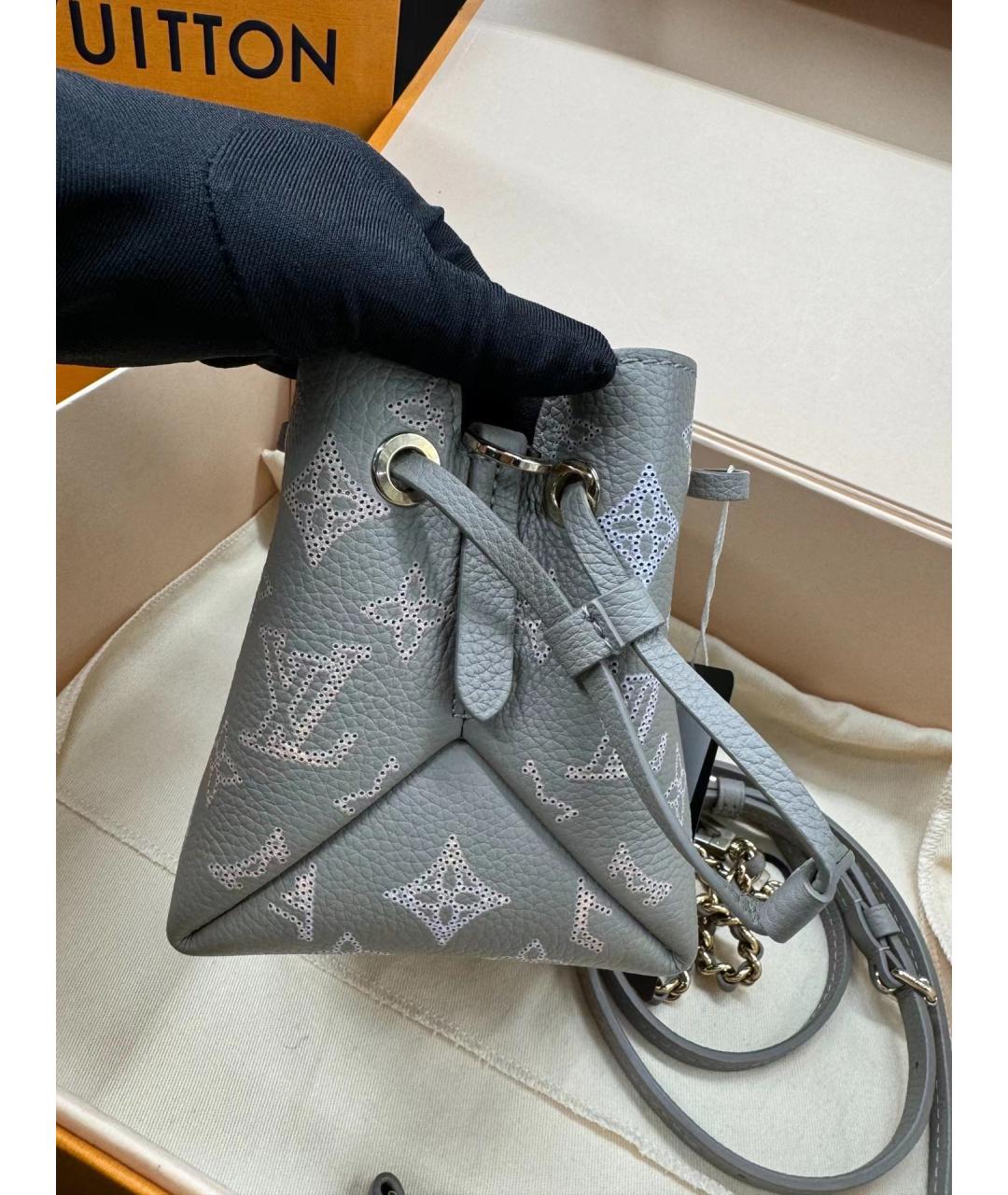 LOUIS VUITTON Серая сумка через плечо, фото 5