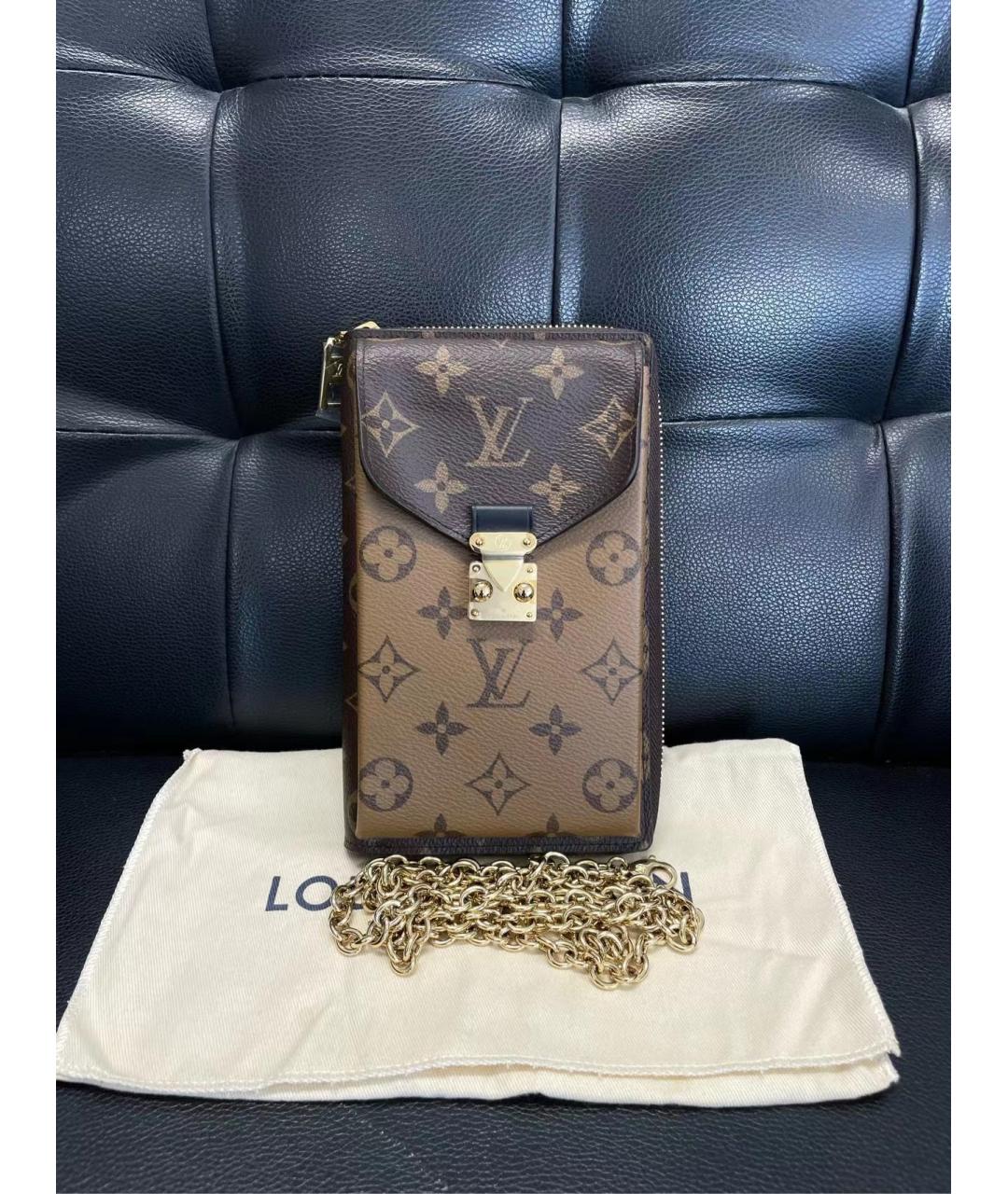 LOUIS VUITTON Коричневая сумка через плечо, фото 4