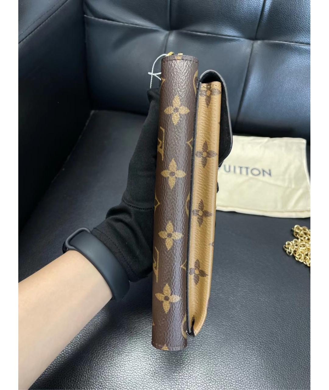 LOUIS VUITTON Коричневая сумка через плечо, фото 8