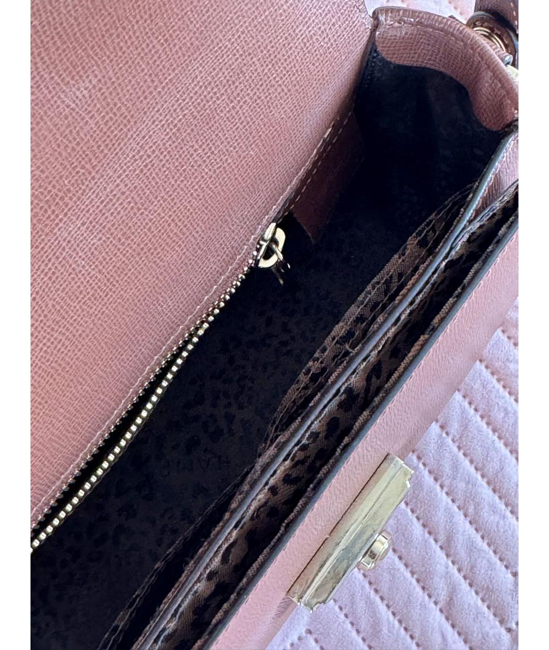 LONGCHAMP Коричневая кожаная сумка через плечо, фото 5