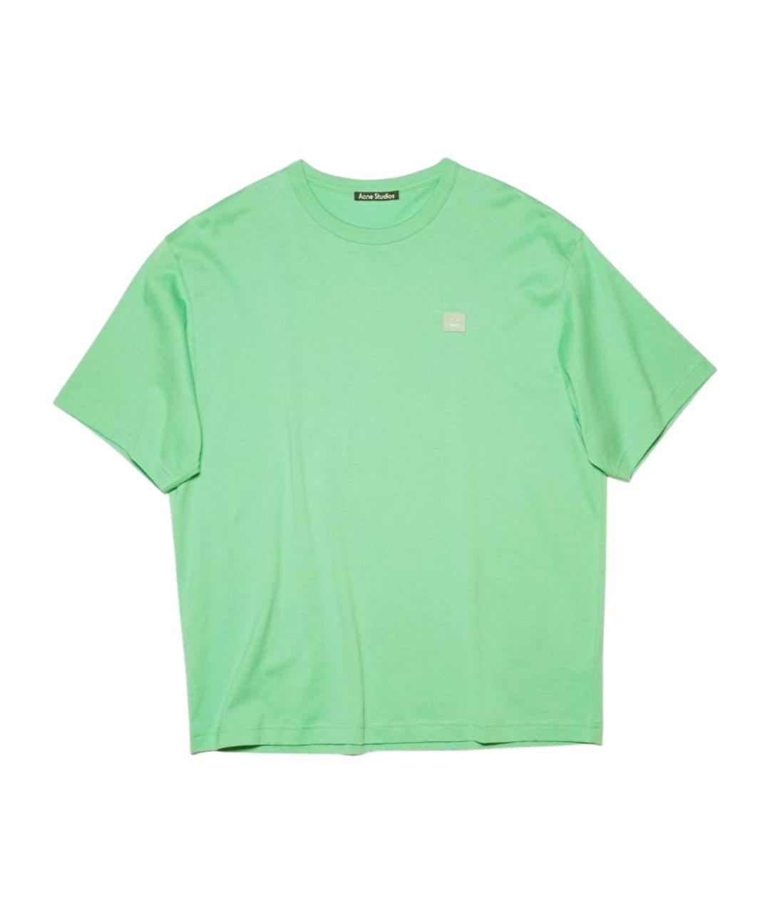 ACNE STUDIOS Зеленая футболка, фото 1
