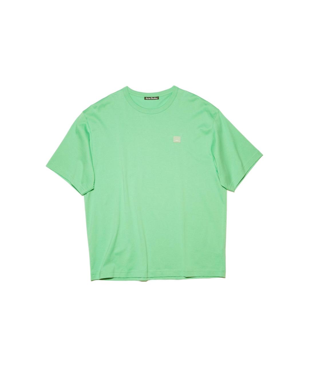 ACNE STUDIOS Зеленая футболка, фото 5