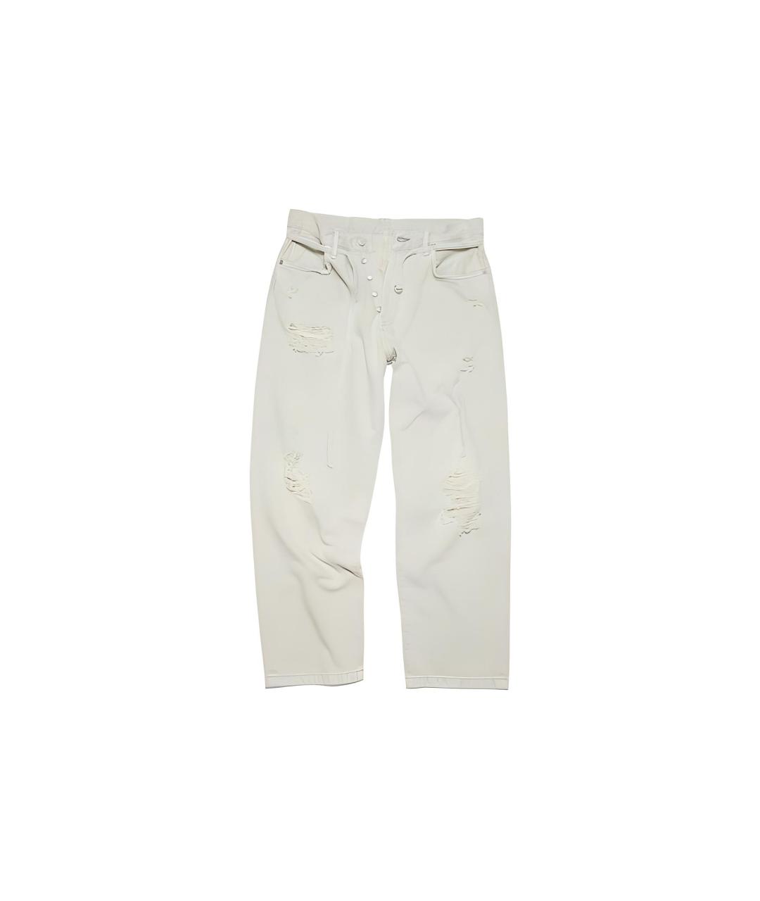 ACNE STUDIOS Белые прямые джинсы, фото 6