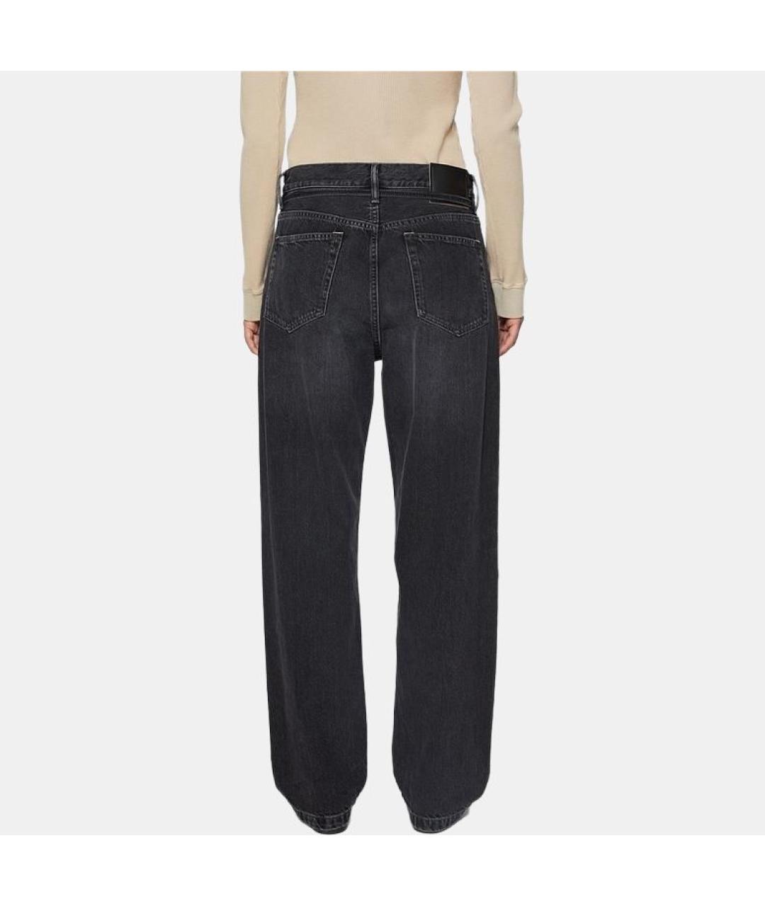 ACNE STUDIOS Черные прямые джинсы, фото 4