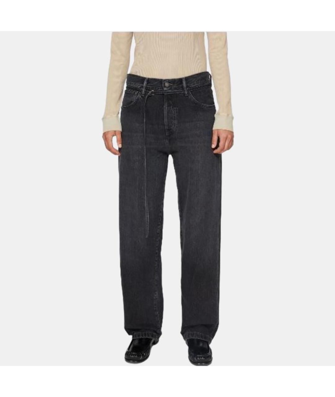 ACNE STUDIOS Черные прямые джинсы, фото 3