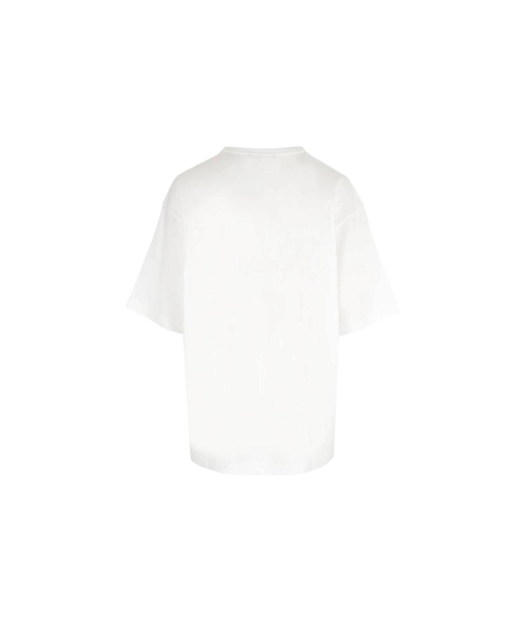 ACNE STUDIOS Белая хлопковая футболка, фото 2