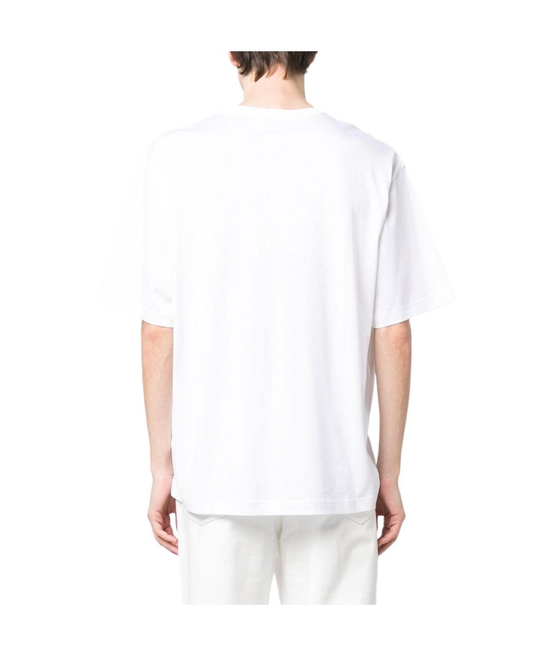 ACNE STUDIOS Белая хлопковая футболка, фото 5